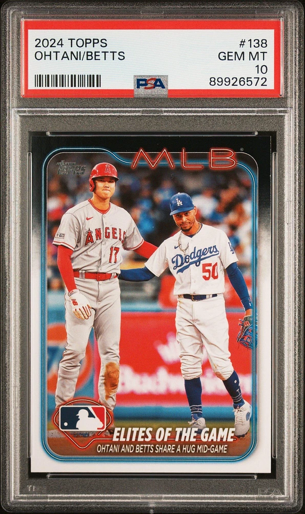 2024 Topps 138 Ohtani/betts PSA 10