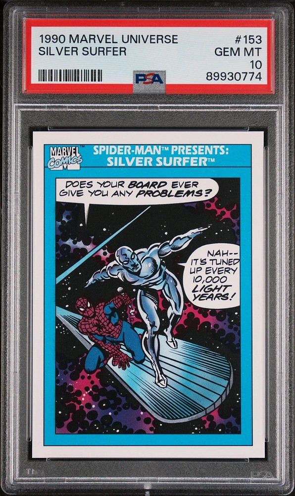 1990 Marvel Universe Silver Surfer PSA 10