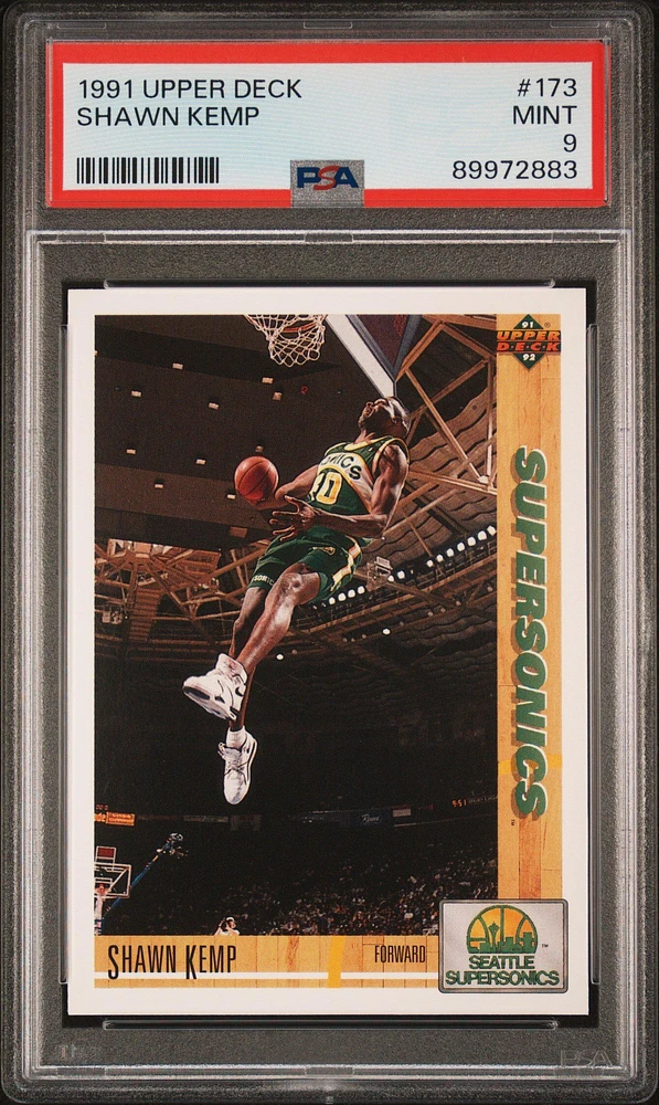 1991 Upper Deck 173 Shawn Kemp PSA 9