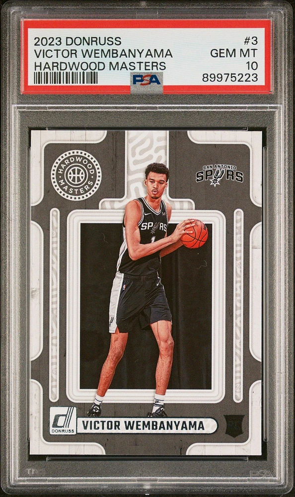 2023 Panini Donruss Hardwood Masters 3 Victor Wembanyama PSA 10