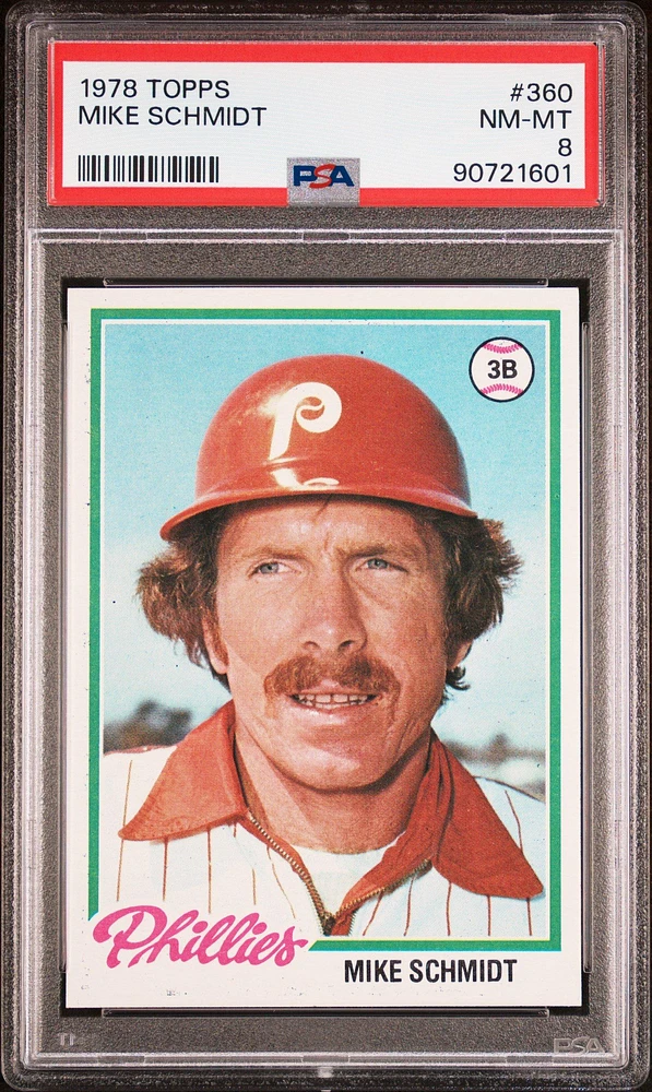 1978 Topps 360 Mike Schmidt PSA 8