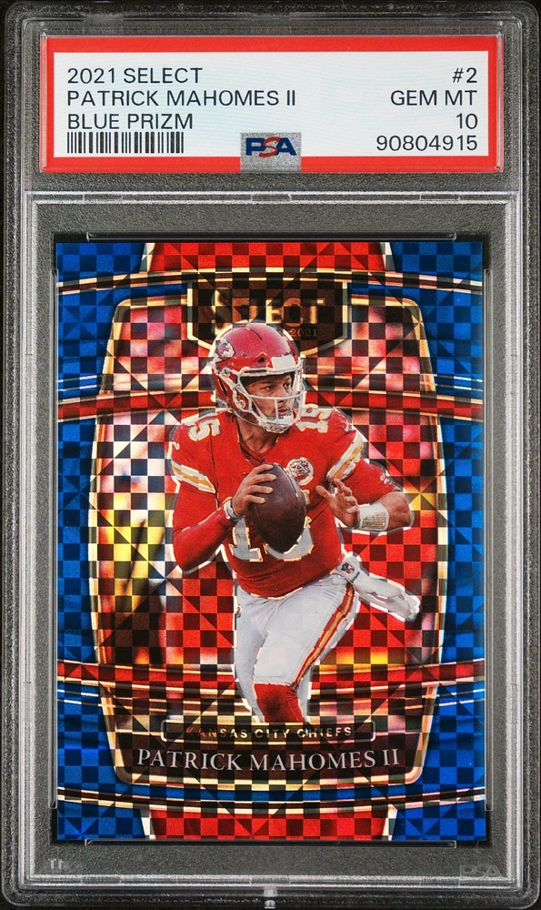 2021 Panini Select 2 Patrick Mahomes Ii Prizm PSA 10