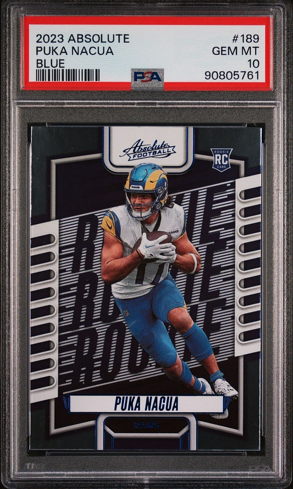 2023 Panini Absolute 189 Puka Nacua PSA 10
