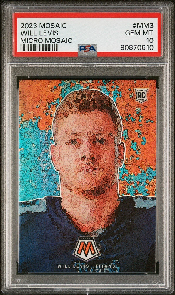 2023 Panini Mosaic Micro Mosaic Mm3 Will Levis PSA 10