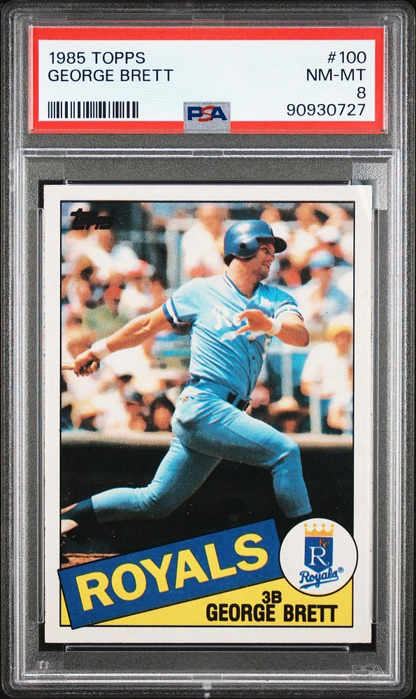 1985 Topps 100 George Brett PSA 8