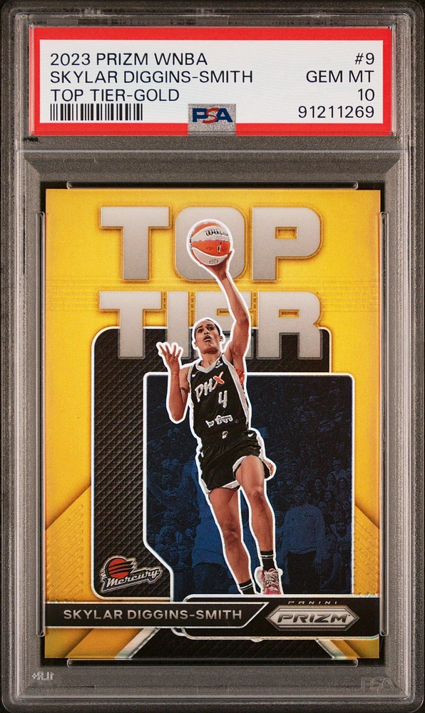 2023 Panini Prizm Wnba Top Tier 9 Skylar Diggins-smith Gold PSA 10