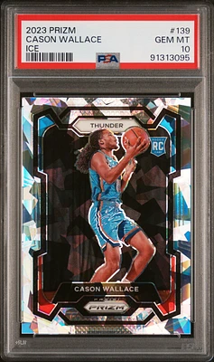 2023 Panini Prizm 139 Cason Wallace Ice PSA 10