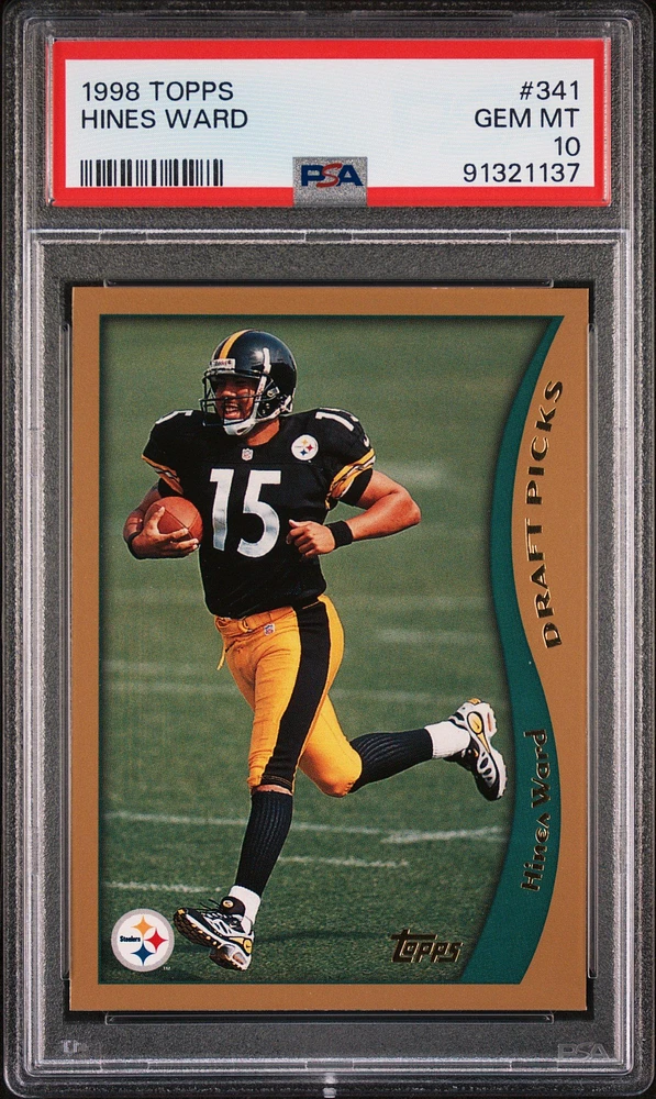 1998 Topps 341 Hines Ward PSA 10