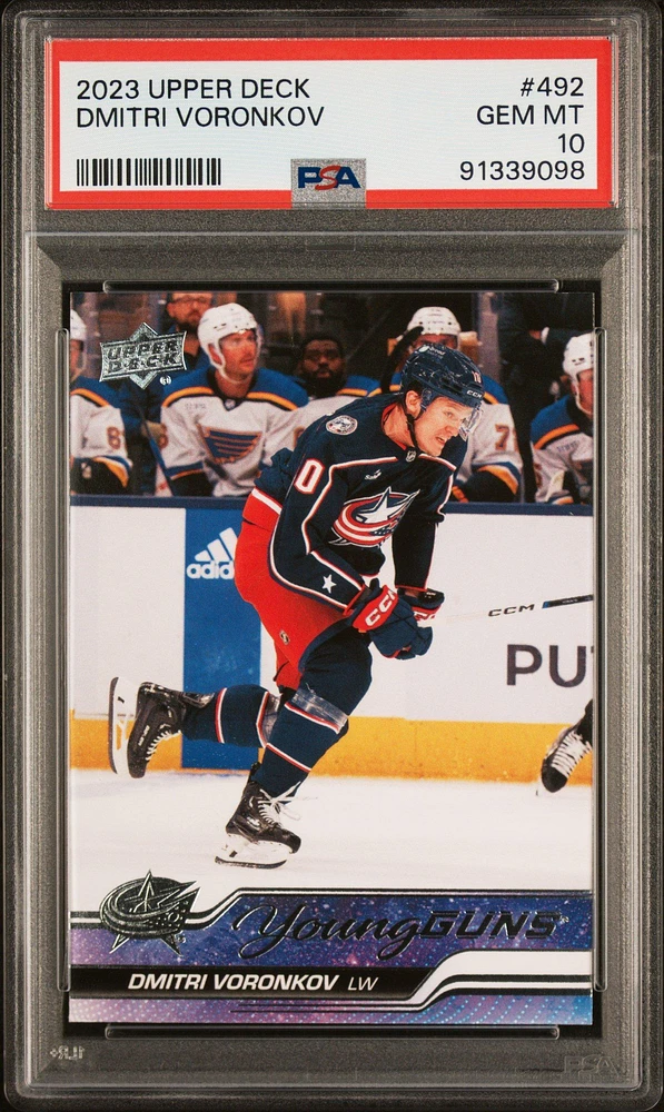 2023 Upper Deck 492 Dmitri Voronkov PSA 10