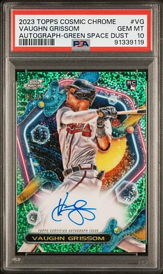 2023 Topps Cosmic Chrome Cosmic Chrome Autograph Vg Vaughn Grissom PSA 10
