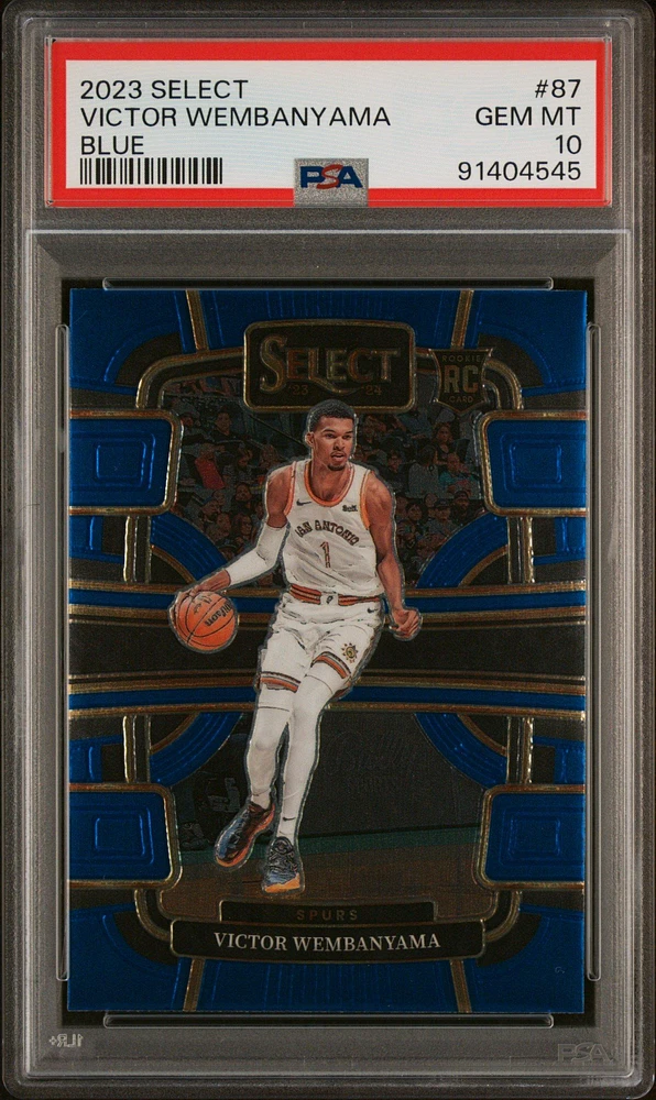 2023 Panini Select Victor Wembanyama PSA 10