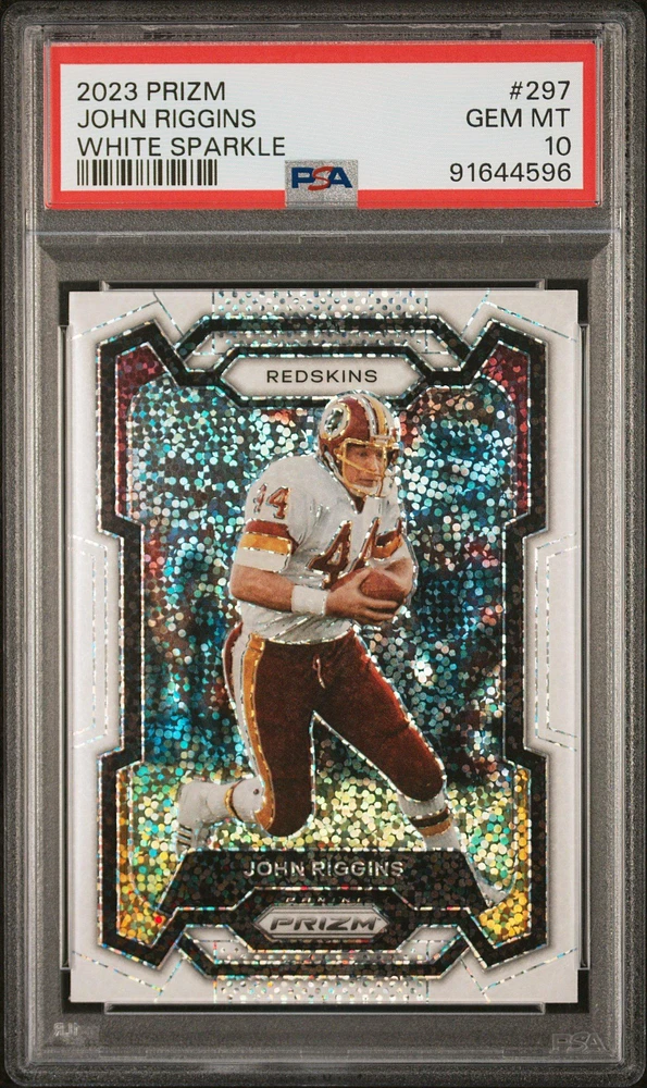 2023 Panini Prizm 297 John Riggins White Sparkle PSA 10