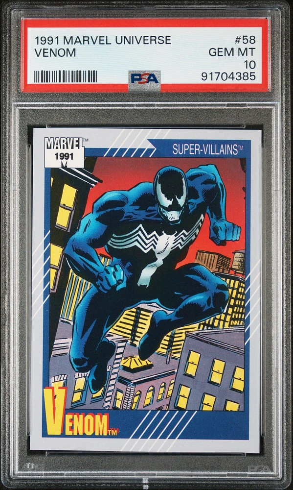 1991 Marvel Universe 58 Venom PSA 10