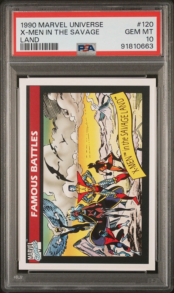 1990 Marvel Universe 120 X-men In The Savage Land PSA 10