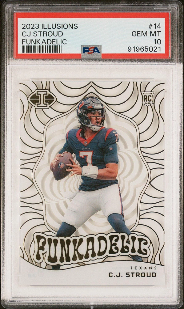 2023 Panini Illusions Funkadelic 14 Cj Stroud PSA 10