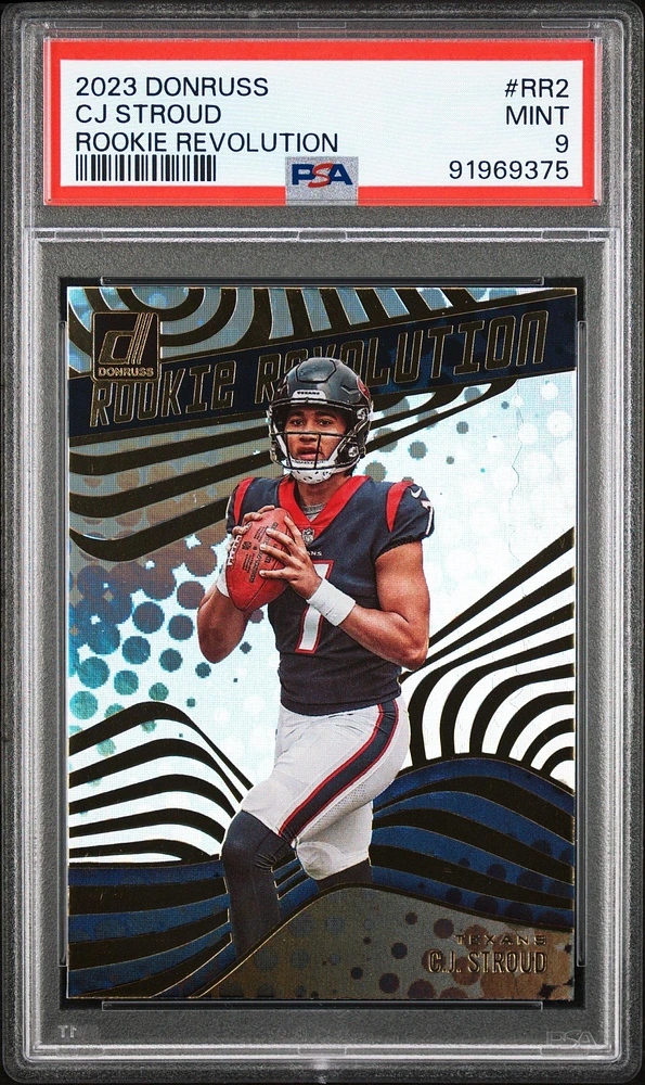 2023 Panini Donruss Rookie Revolution Rr2 Cj Stroud PSA 9