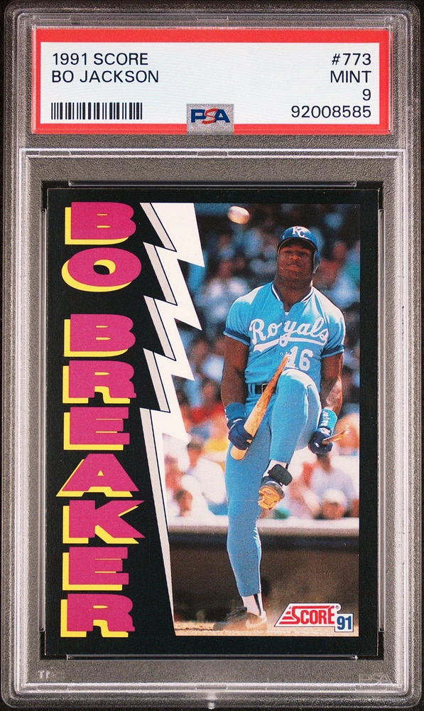 1991 Score 773 Bo Jackson PSA 9