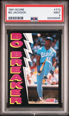 1991 Score 773 Bo Jackson PSA 9