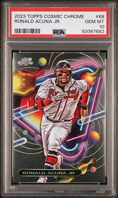 2023 Topps Cosmic Chrome 68 Ronald Acuna Jr. PSA 10