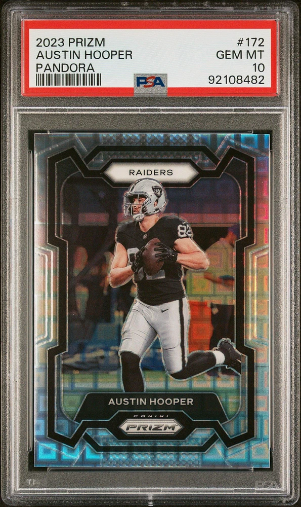 2023 Panini Prizm 172 Austin Hooper Pandora PSA 10