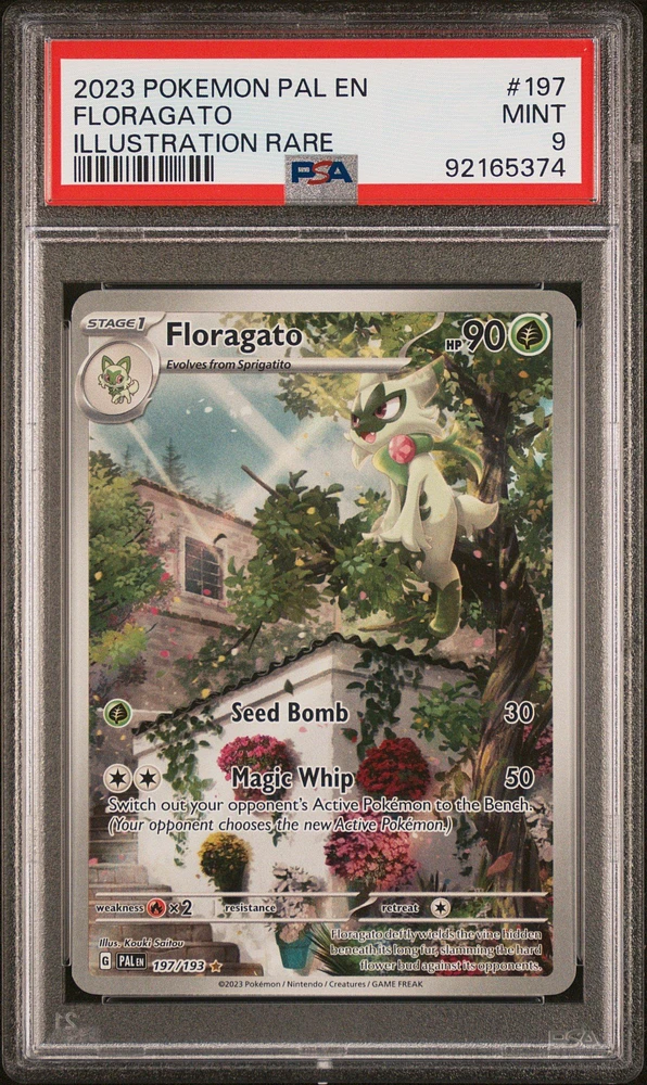2023 Pokemon Pal En-paldea Evolved 197 Floragato PSA 9