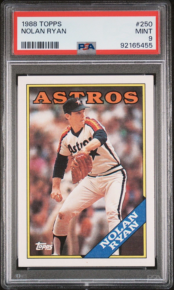 1988 Topps 250 Nolan Ryan PSA 9