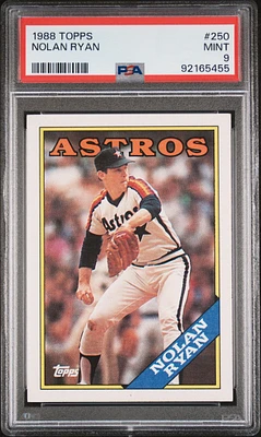1988 Topps 250 Nolan Ryan PSA 9