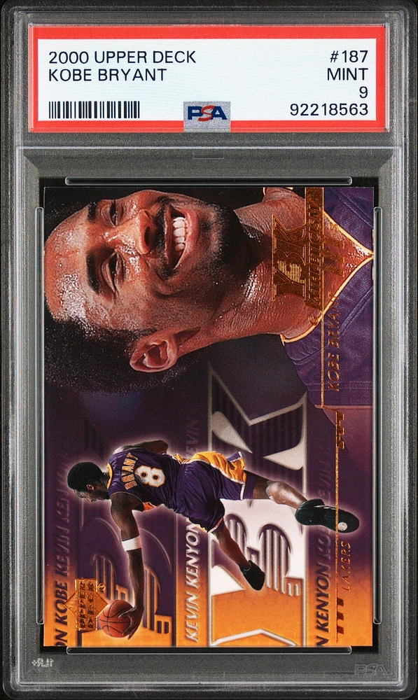 2000 Upper Deck 187 Kobe Bryant PSA 9