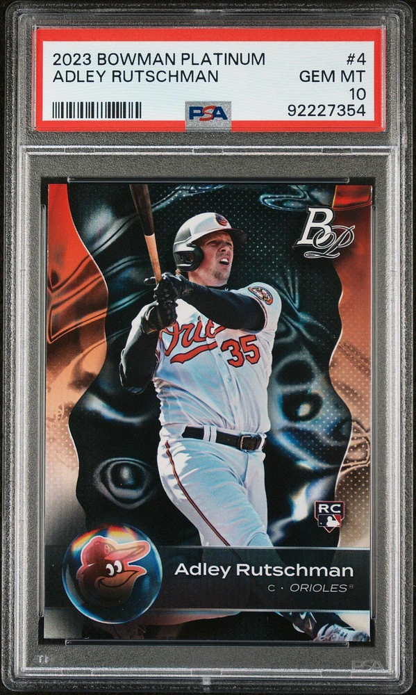 2023 Bowman Platinum 4 Adley Rutschman PSA 10