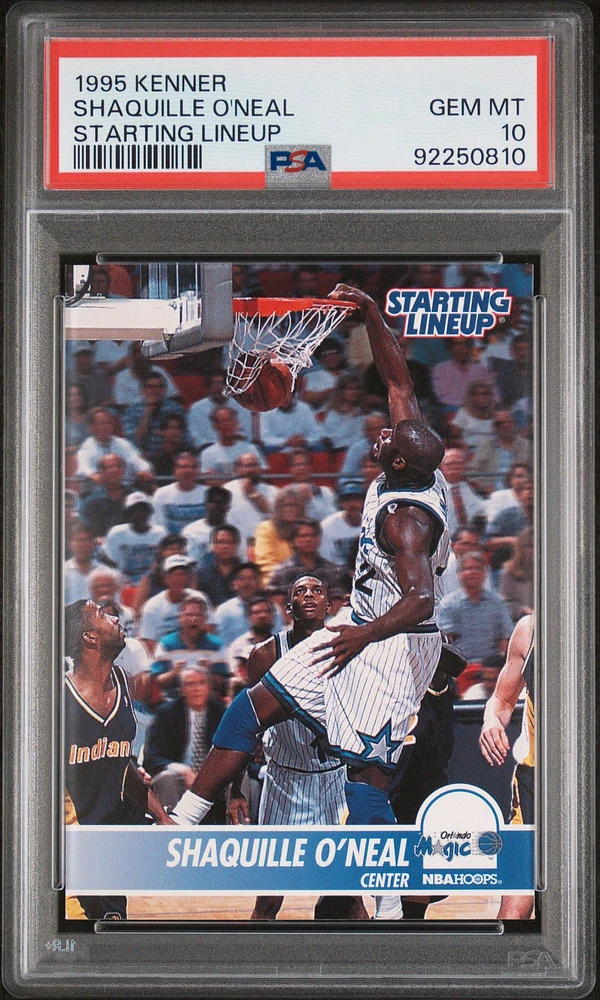1995 Kenner Starting Lineup Shaquille O'neal PSA 10