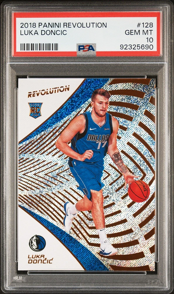 2018 Panini Revolution 128 Luka Doncic PSA 10