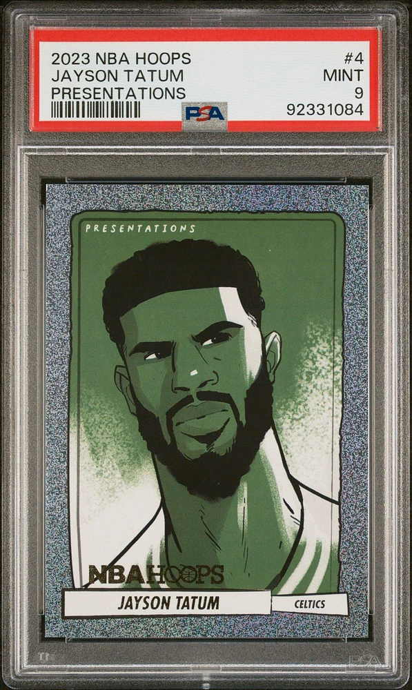 2023 Panini Nba Hoops Presentations 4 Jayson Tatum PSA 9