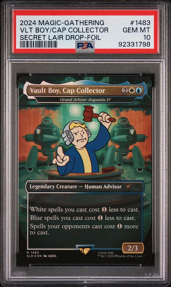2024 Magic The Gathering Secret Lair Drop 1483 Vlt Boy/cap Collector PSA