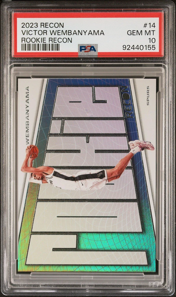 2023 Panini Recon Rookie Recon 14 Victor Wembanyama PSA 10