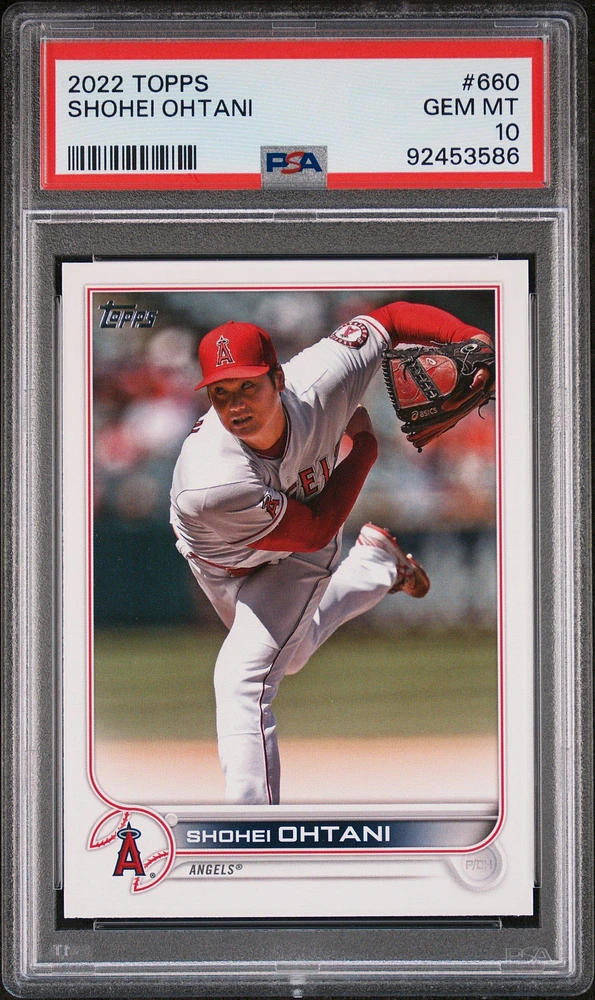 2022 Topps 660 Shohei Ohtani PSA 10