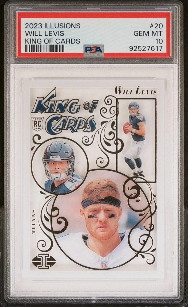 2023 Panini Illusions King Of Cards 20 Will Levis PSA 10
