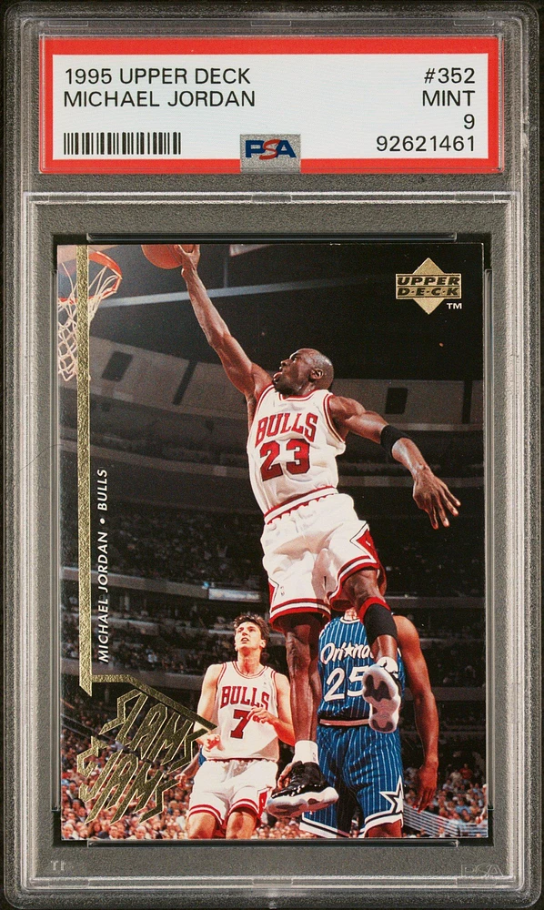 1995 Upper Deck 352 Michael Jordan PSA 9