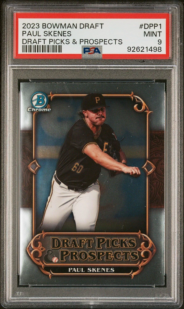 2023 Bowman Draft Draft Picks & Prospects Dpp1 Paul Skenes PSA 9