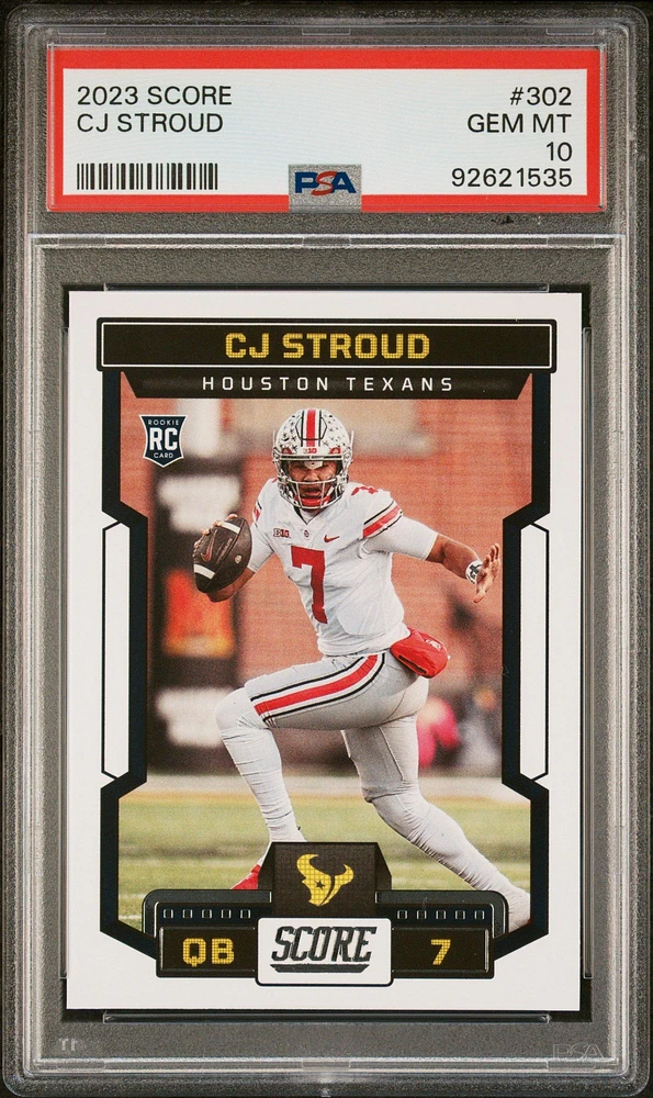 2023 Panini Score 302 Cj Stroud PSA 10