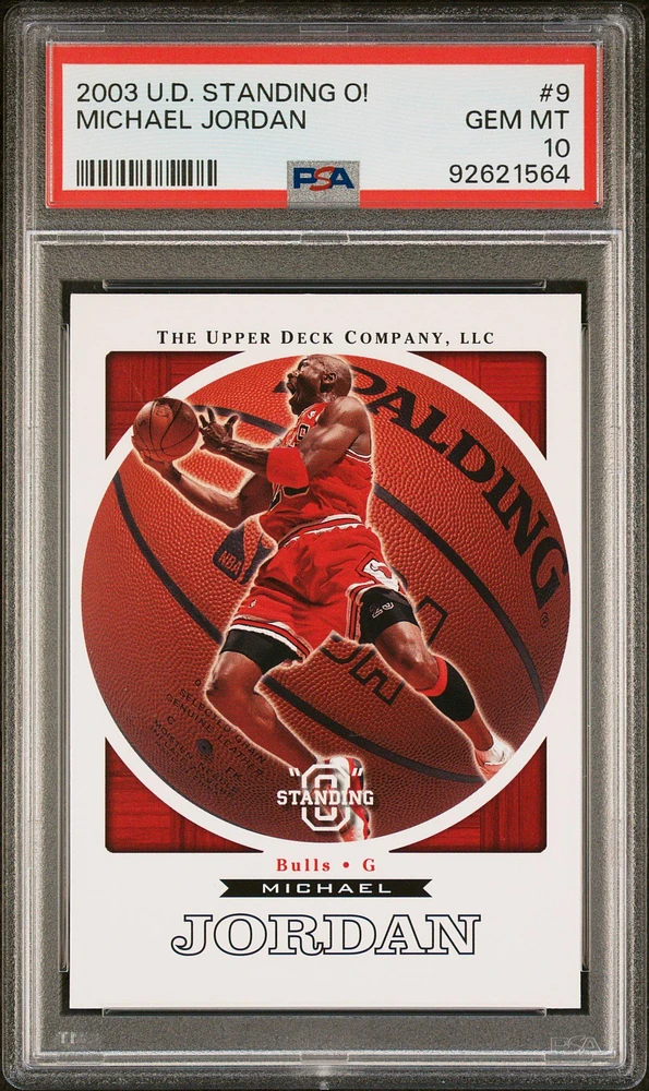 2003 Upper Deck Standing O! 9 Michael Jordan PSA 10