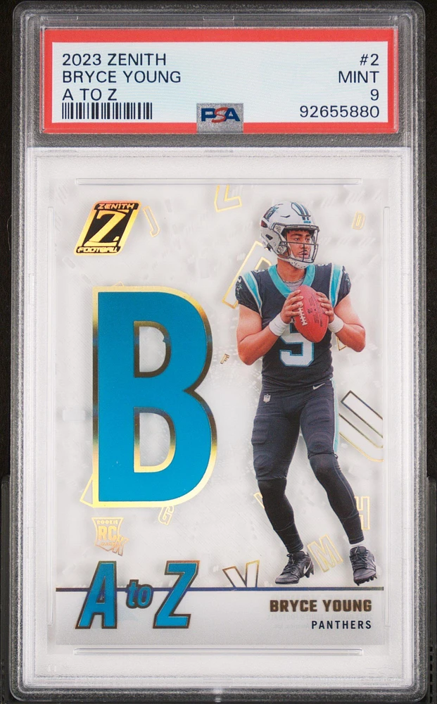 2023 Panini Zenith A To Z 2 Bryce Young PSA 9