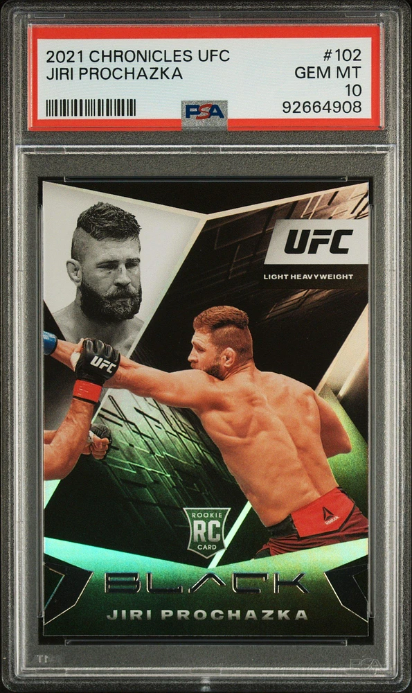 2021 Panini Chronicles Ufc 102 Jiri Prochazka PSA 10