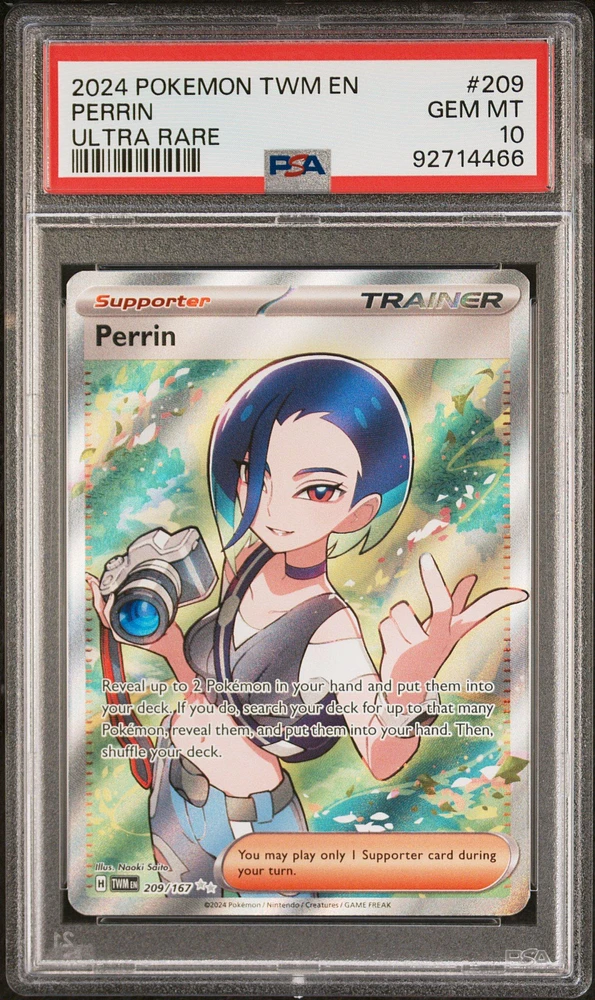 2024 Pokemon Twm En-twilight Masquerade 209 Perrin PSA 10