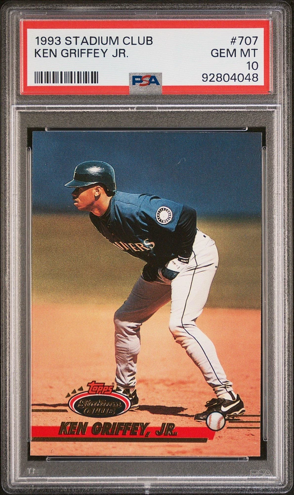 1993 Stadium Club 707 Ken Griffey Jr. PSA 10