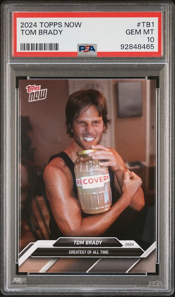 2024 Topps Now Tb1 Tom Brady PSA 10