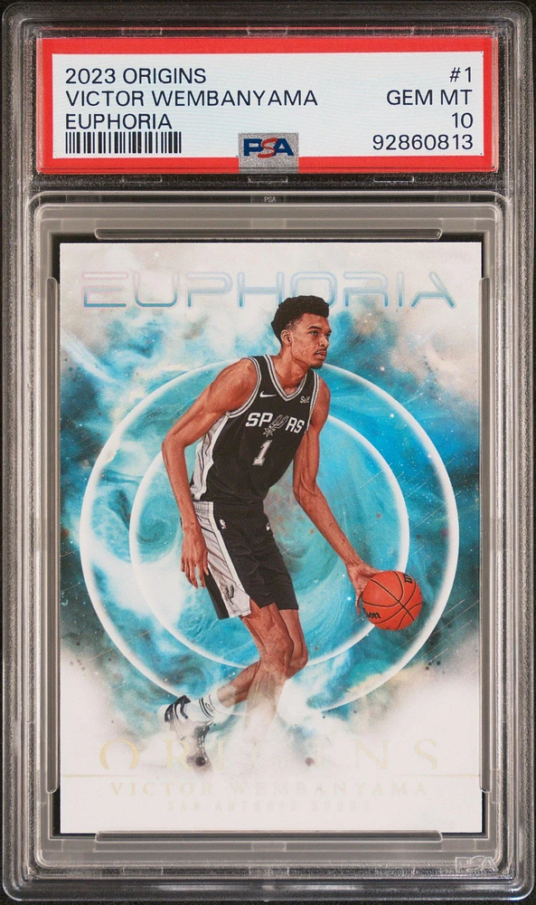 2023 Panini Origins Euphoria 1 Victor Wembanyama PSA 10
