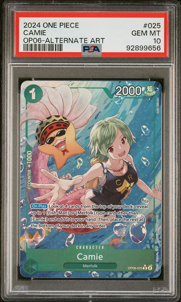 2024 One Piece Wings Of The Captain 025 Camie Alternate Art PSA 10