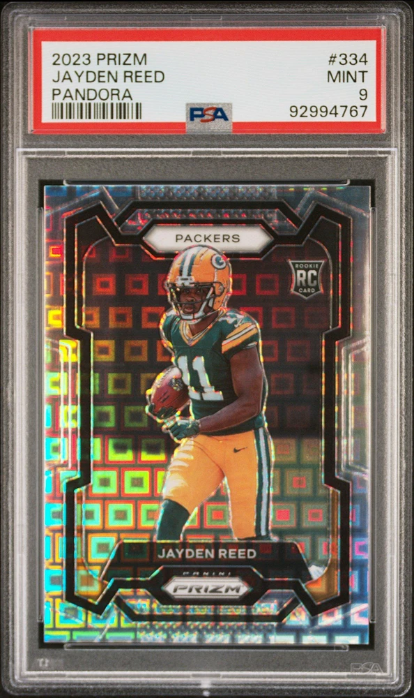 2023 Panini Prizm 334 Jayden Reed Pandora PSA 9