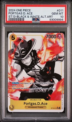 2024 One Piece Ultra Deck-the Three Brothers Portgas D. Ace PSA 10