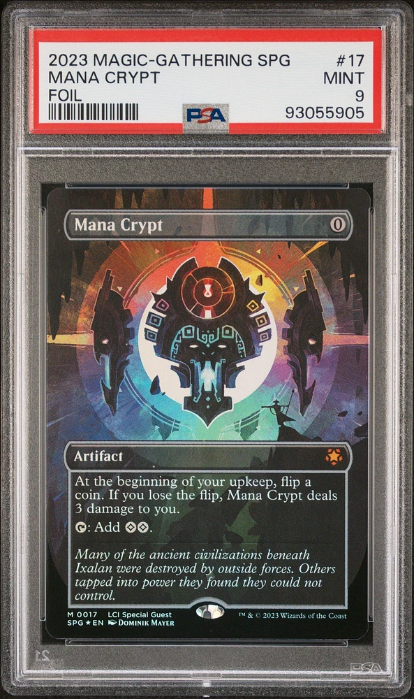 2023 Magic The Gathering The Lost Caverns Of Ixalan: Special Guests 17 Mana Crypt Foil PSA 9